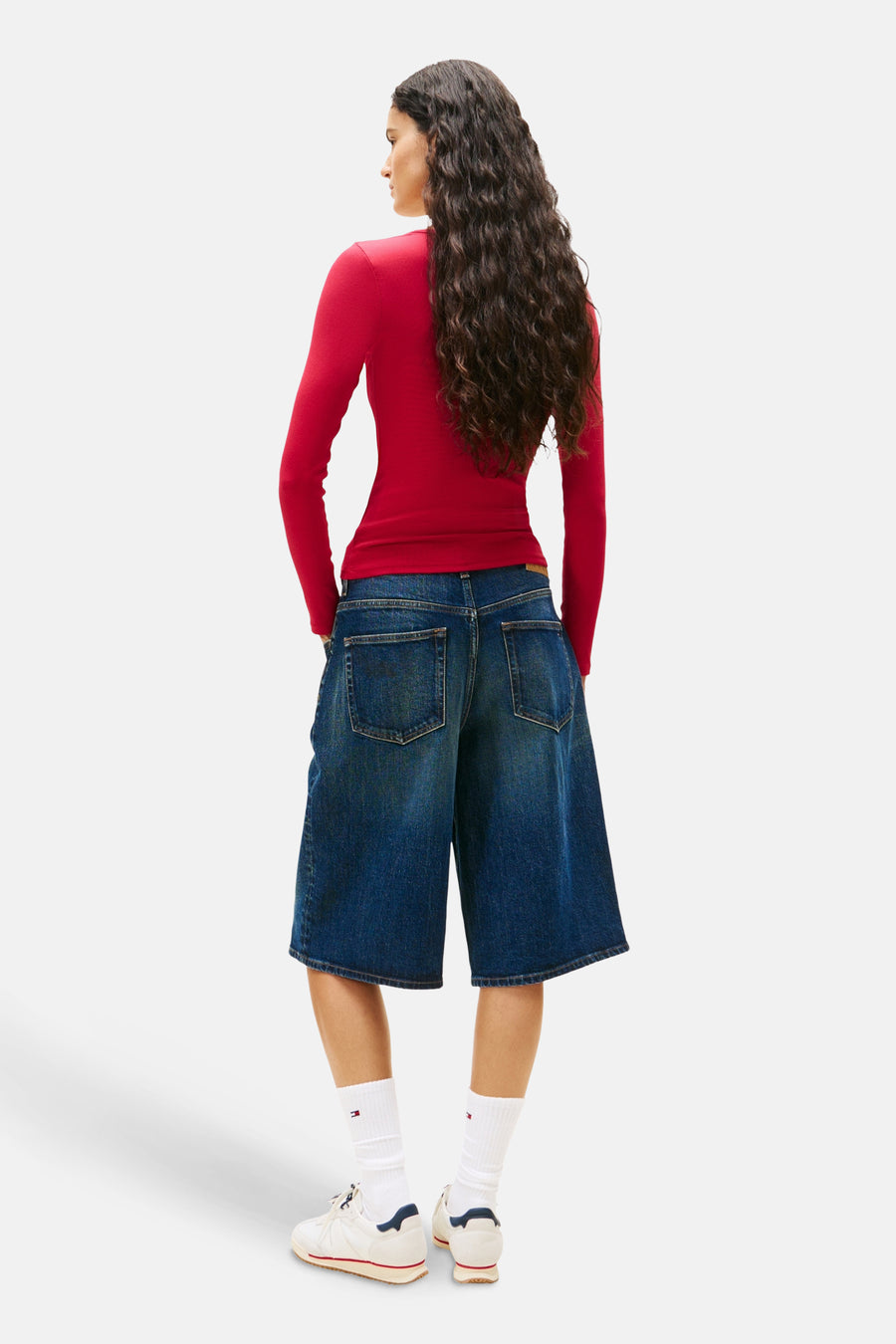 T-shirt à manches longues - rose - TOMMY JEANS