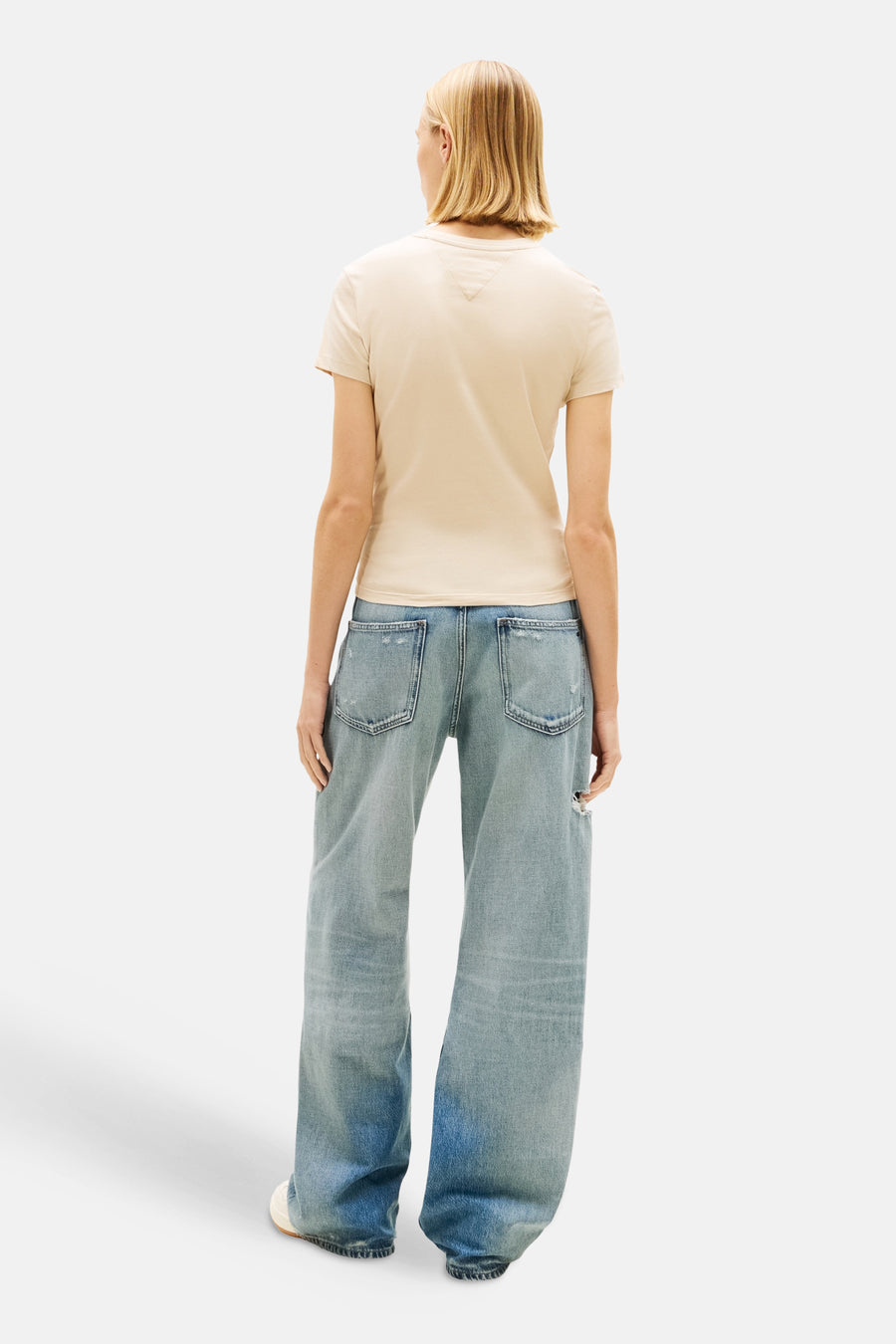 Top (korte mouwen) beige - TOMMY JEANS