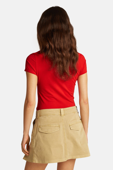 T-shirt à manches courtes - rouge