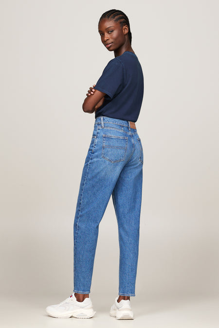 Mom Jeans Mid blue denim - TOMMY JEANS