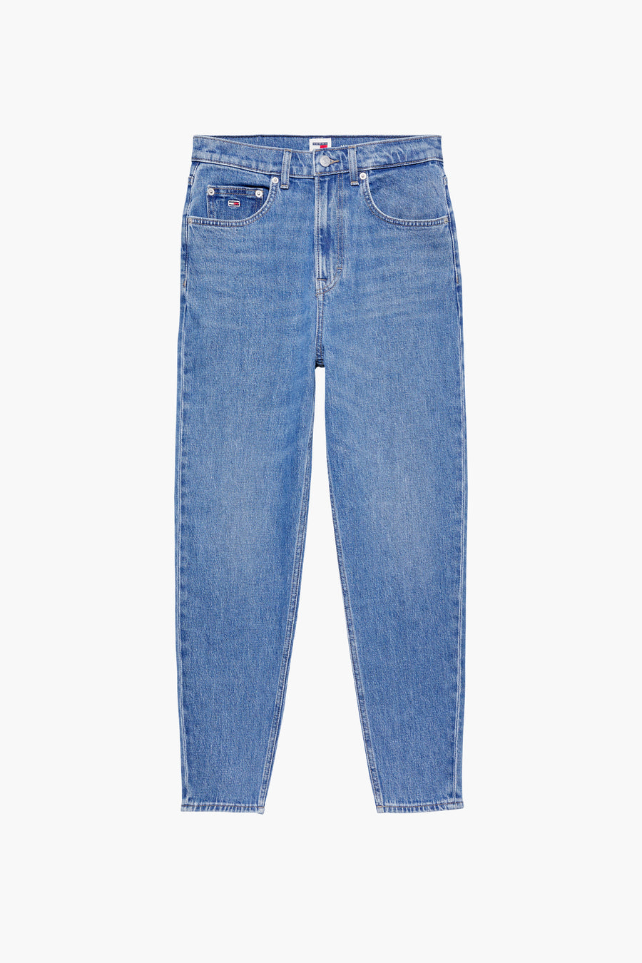 MOM JEAN - mid blue denim - TOMMY JEANS