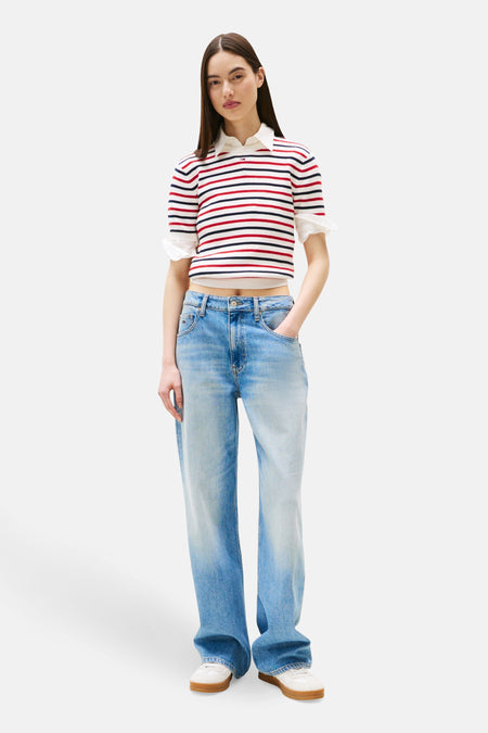 Trui met ronde hals Rood - TOMMY JEANS