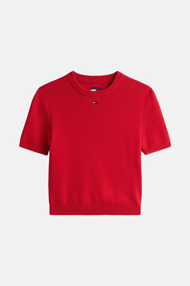 Trui met ronde hals Rood - TOMMY JEANS