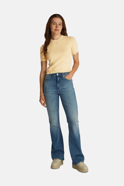 Pull col O Jaune - TOMMY JEANS