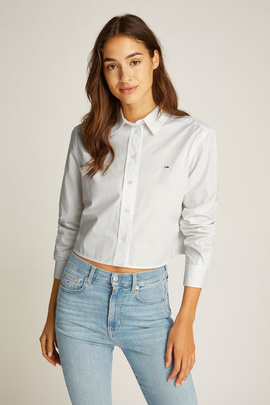 Chemise à manches longues - blanc