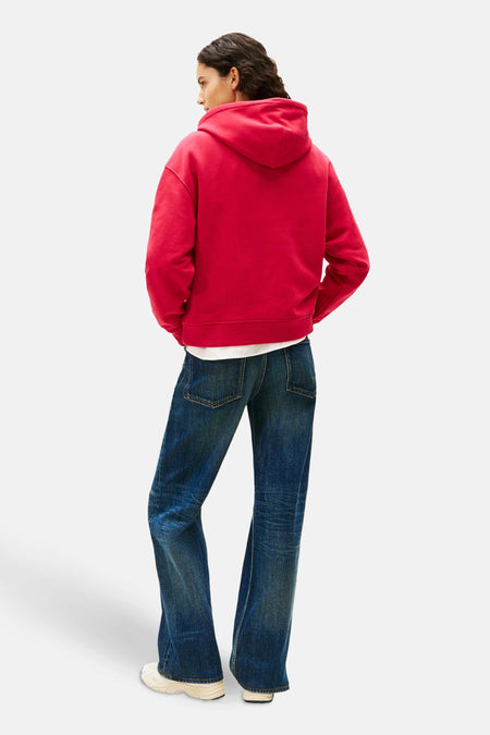Sweat à capuche Rouge - TOMMY JEANS