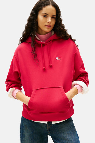 Sweat à capuche - rouge - TOMMY JEANS