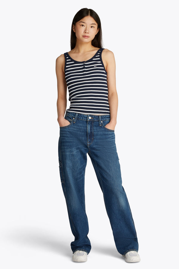 Tanktop Blauw - TOMMY JEANS