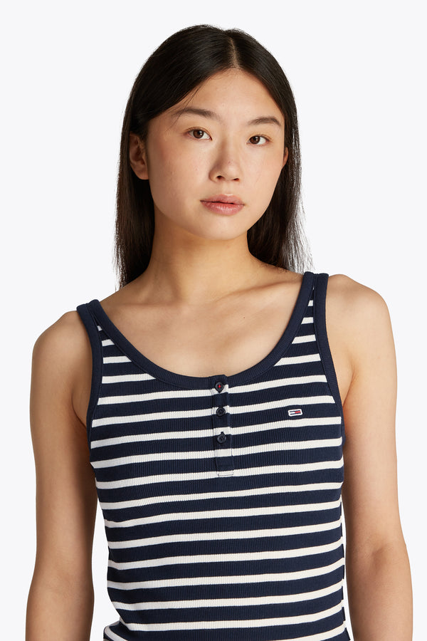 Tanktop Blauw - TOMMY JEANS