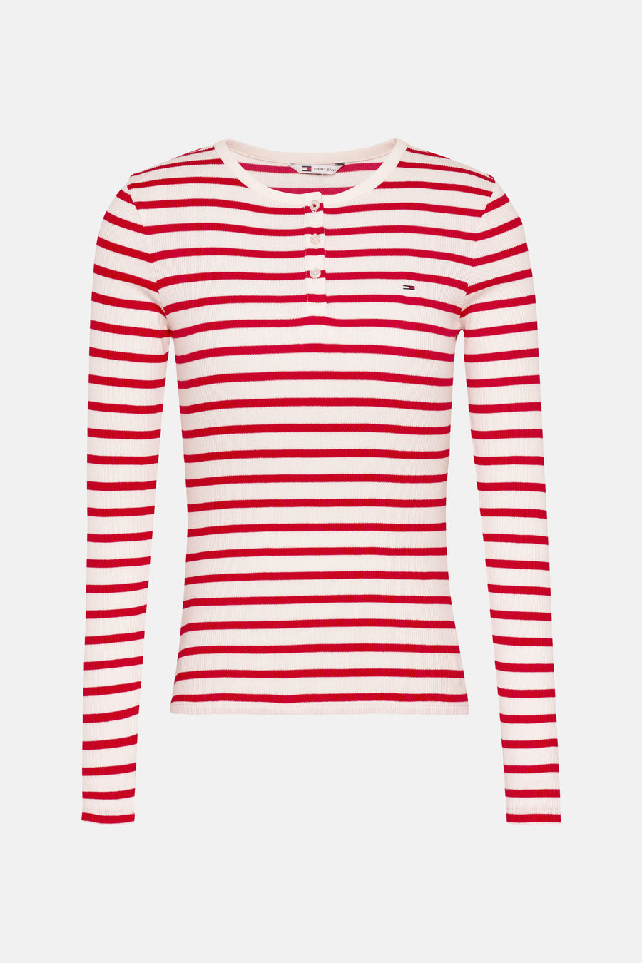 T-shirt à manches longues - rouge - TOMMY JEANS
