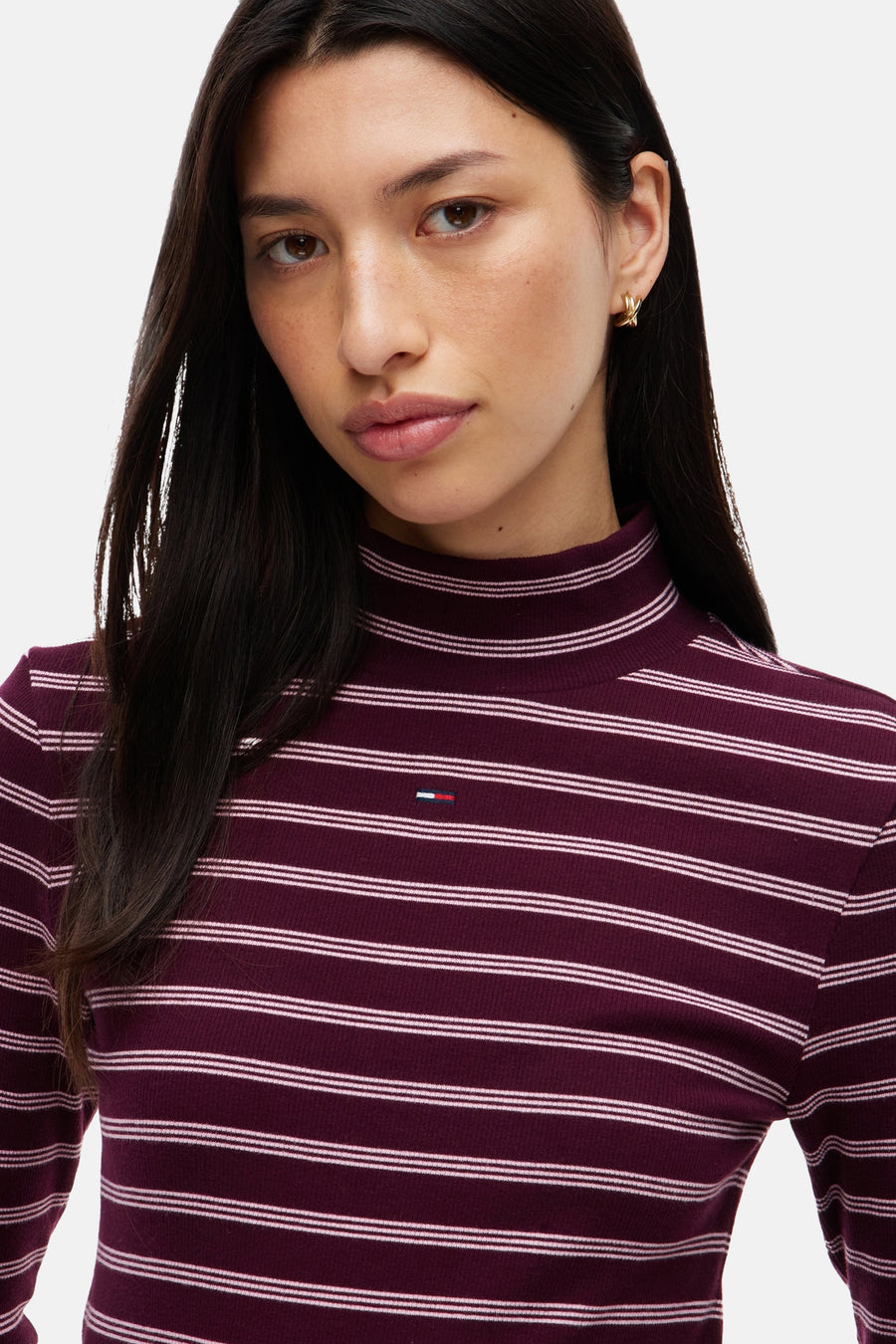 Top (lange mouwen) paars - TOMMY JEANS