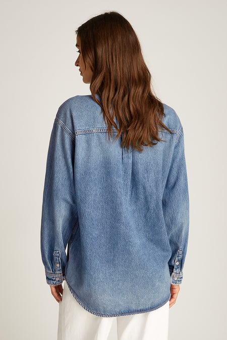 Jeanshemd Mid blue denim - TOMMY JEANS