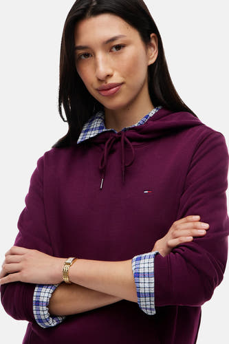 Sweater met ronde hals paars - TOMMY JEANS
