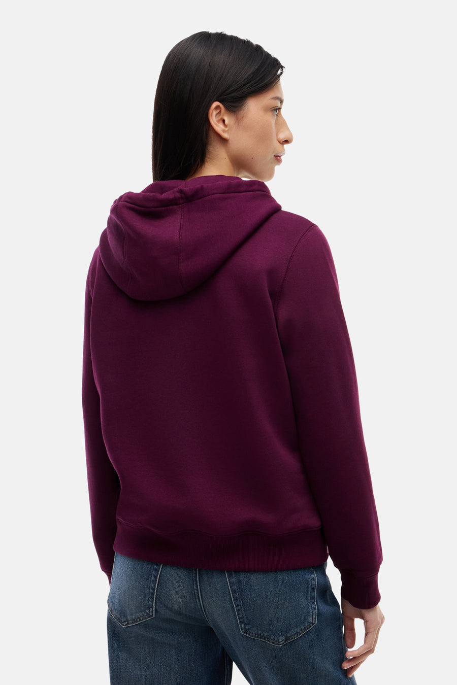 Sweater met ronde hals paars - TOMMY JEANS