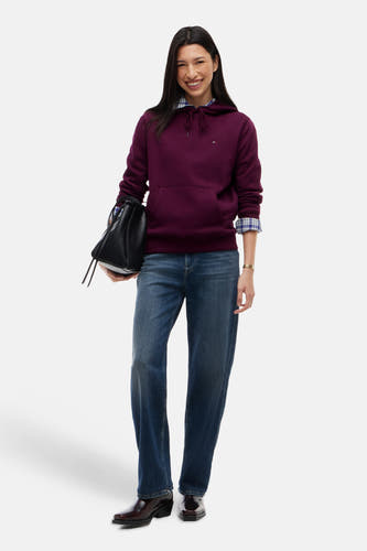 Sweater met ronde hals paars - TOMMY JEANS