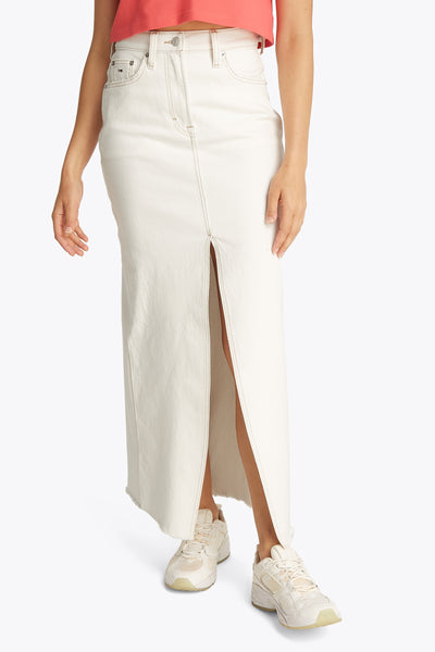 Rok (lang) White denim - TOMMY JEANS