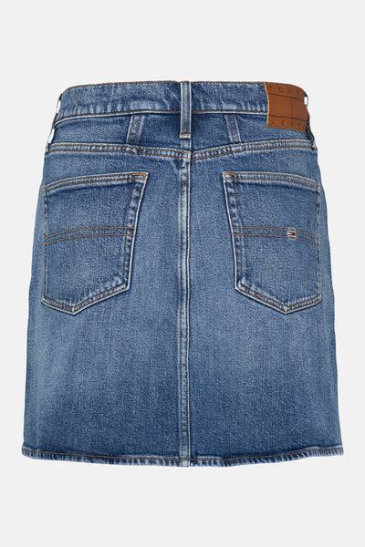 Rok (kort) Mid blue denim - TOMMY JEANS