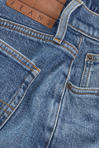 Jupe courte - mid blue denim