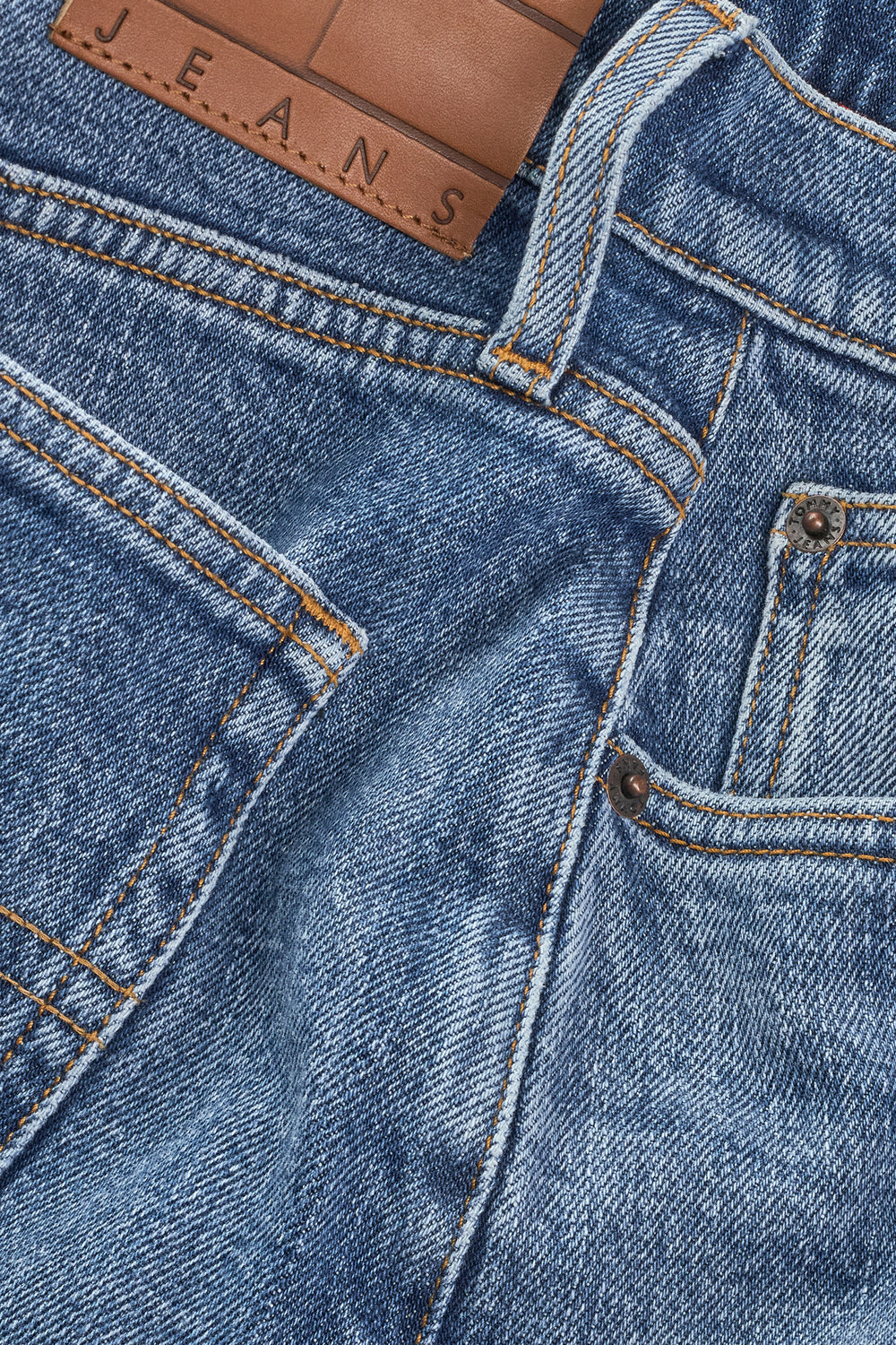 Rok (kort) Mid blue denim - TOMMY JEANS