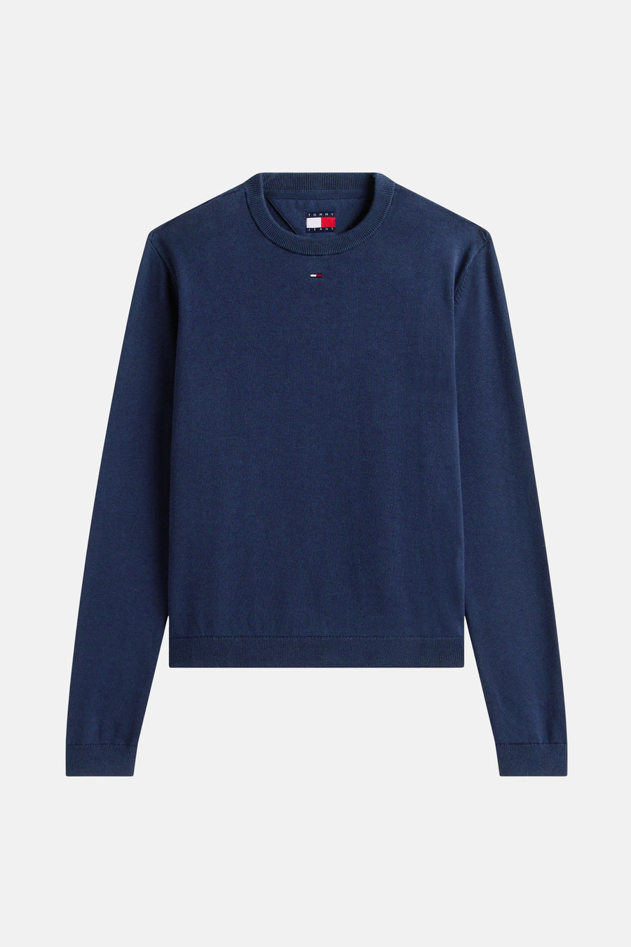 Pull met ronde hals - blauw