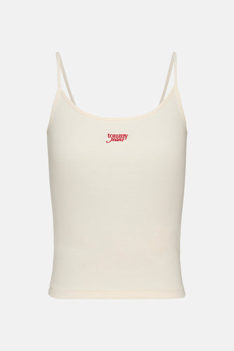 Singlet - ecru - TOMMY JEANS