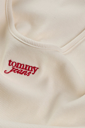 Singlet - ecru - TOMMY JEANS