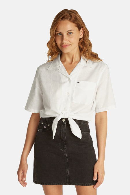 Chemisier (manches courtes) Blanc - TOMMY JEANS