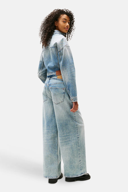 Jeans wide light blue denim - TOMMY JEANS