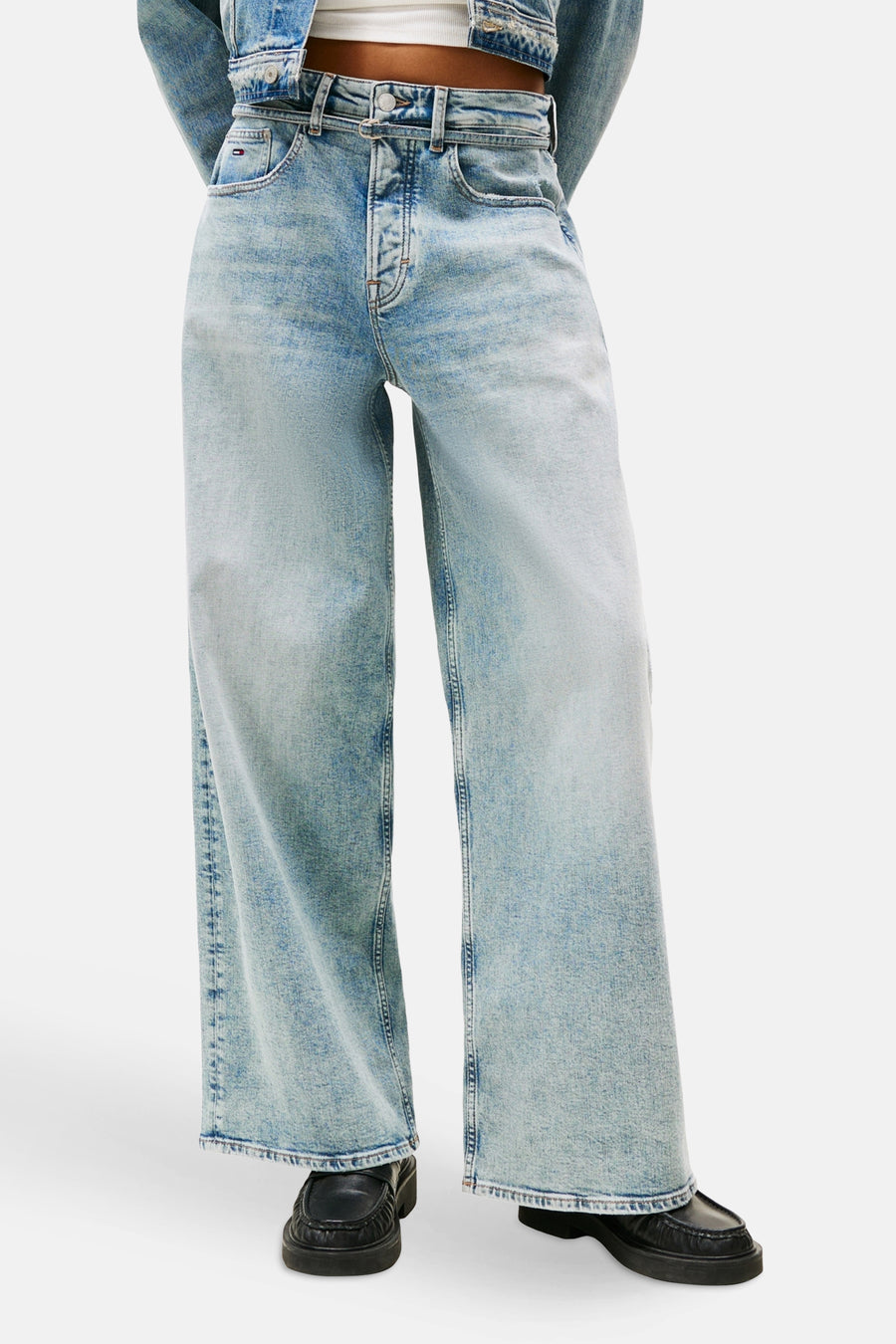 Jeans wide light blue denim - TOMMY JEANS - TOMMY JEANS