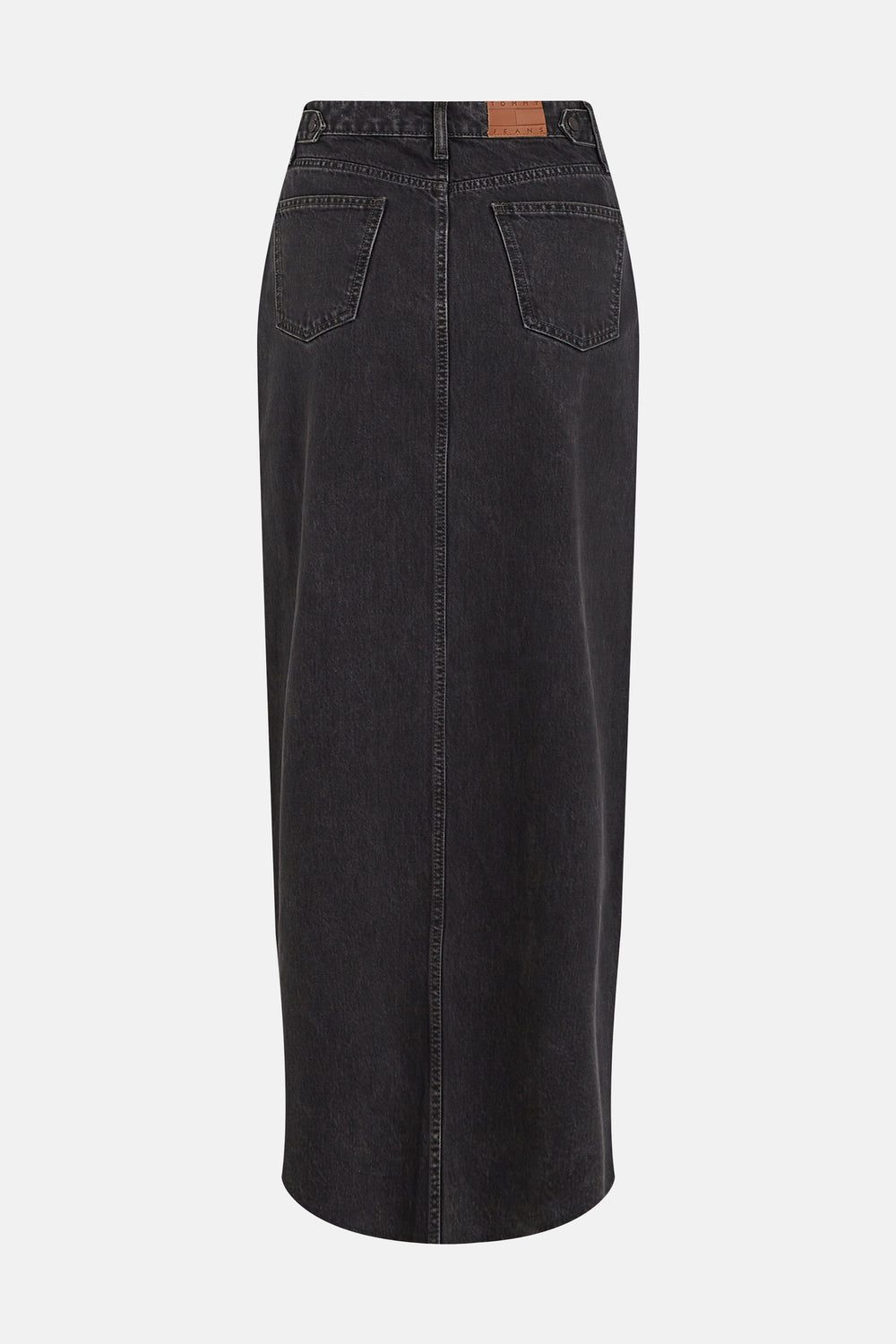 Rok (lang) Black denim - TOMMY JEANS