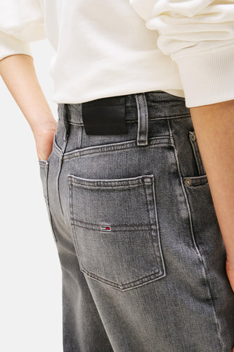 Mom Jeans mid grey denim - TOMMY JEANS - TOMMY JEANS