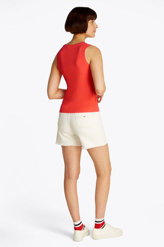 T-shirt met korte mouwen - oranje - TOMMY JEANS