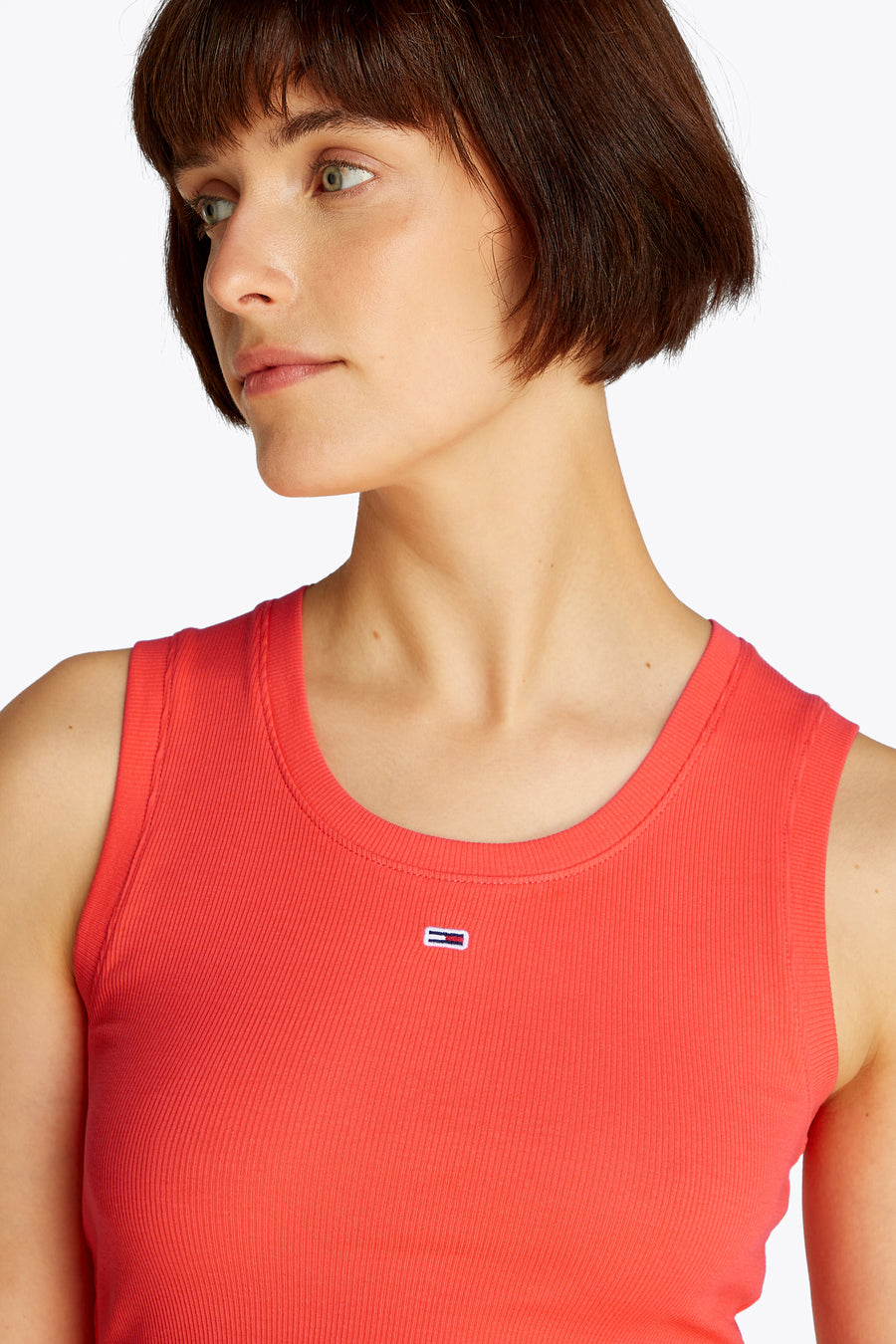 T-shirt met korte mouwen - oranje - TOMMY JEANS