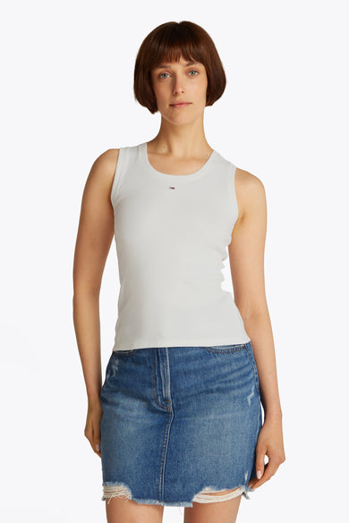 Top (korte mouwen) Ecru - TOMMY JEANS