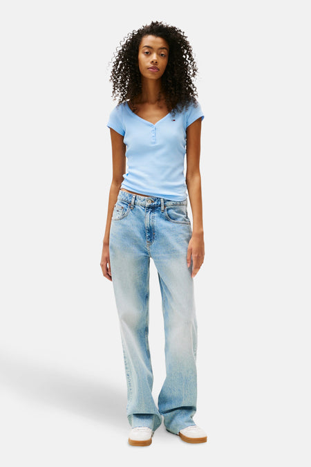 Top (korte mouwen) blauw - TOMMY JEANS