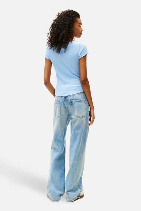 Top (korte mouwen) blauw - TOMMY JEANS