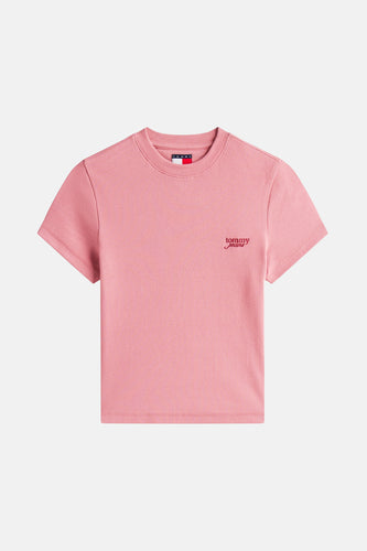 T-shirt à manches courtes - rose - TOMMY JEANS