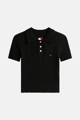 Polo à manches courtes - noir - TOMMY JEANS