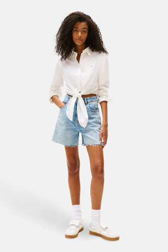 Chemise à manches longues - Blanc - TOMMY JEANS