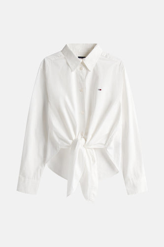 Chemise à manches longues - Blanc - TOMMY JEANS