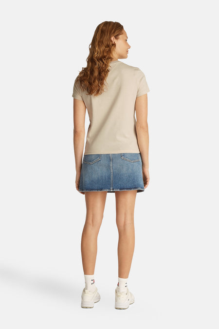 Top (korte mouwen) Ecru - TOMMY JEANS