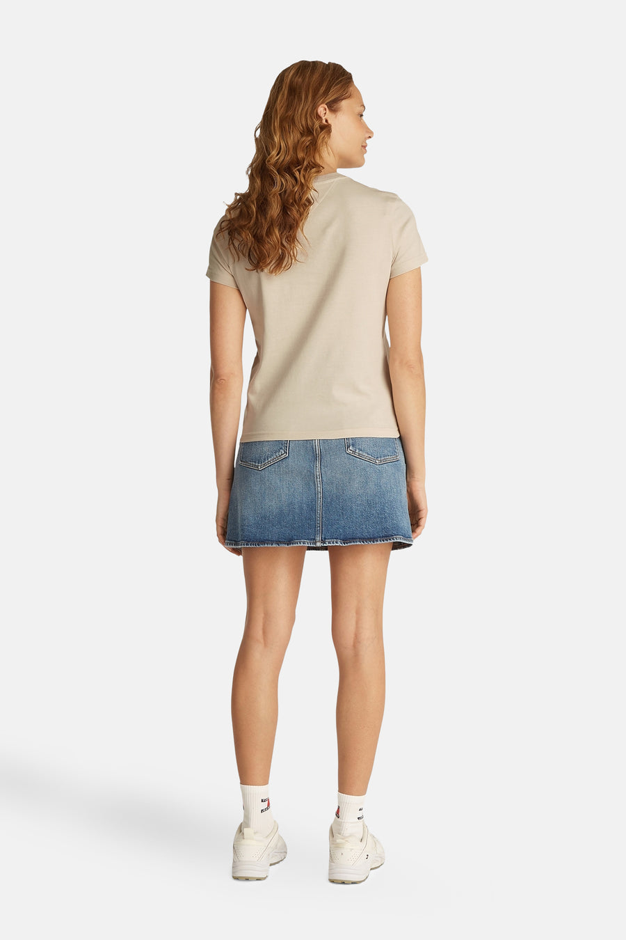 T-shirt à manches courtes - écru - TOMMY JEANS