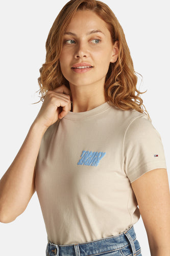 T-shirt à manches courtes - écru - TOMMY JEANS