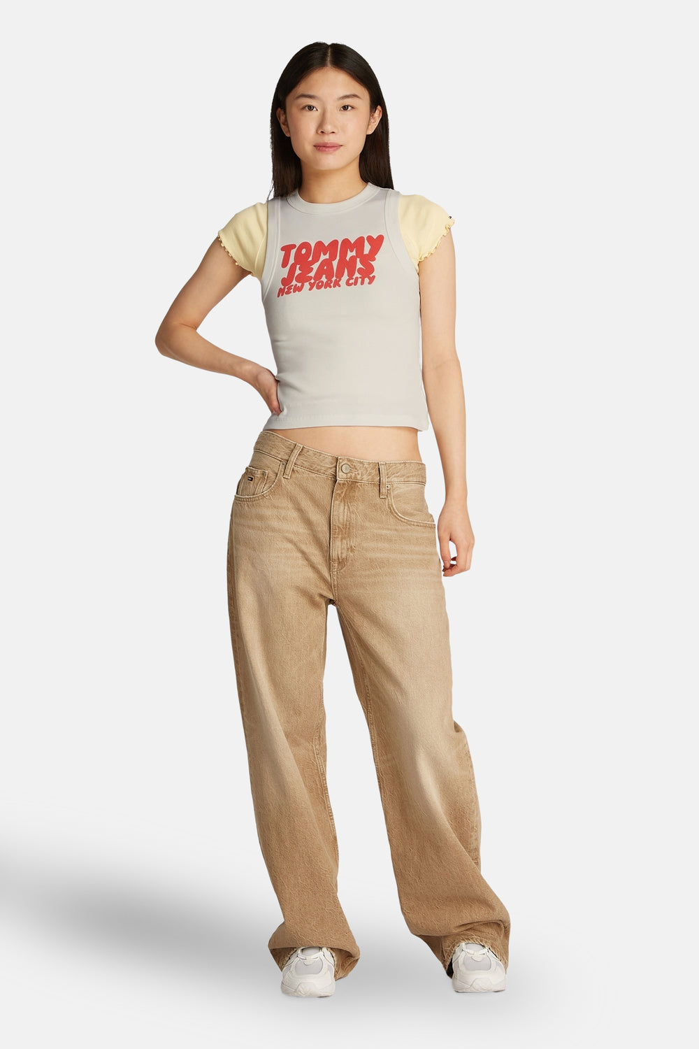 Top (zonder mouwen) Wit - TOMMY JEANS