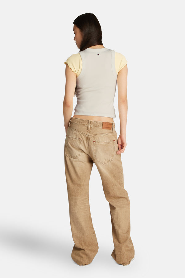 Top (zonder mouwen) Wit - TOMMY JEANS