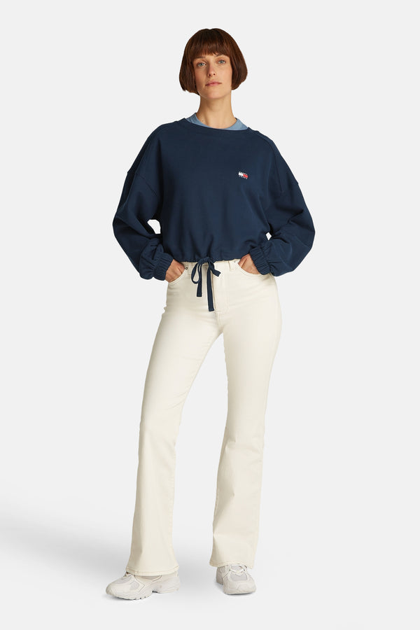 Sweater met ronde hals Blauw - TOMMY JEANS