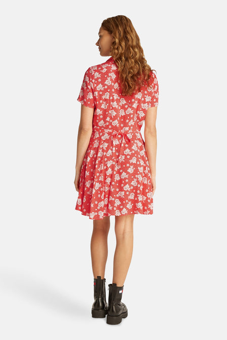 Kleedjes (korte mouwen) Rood - TOMMY JEANS