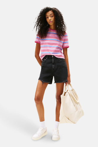 T-shirt met korte mouwen - roze - TOMMY JEANS