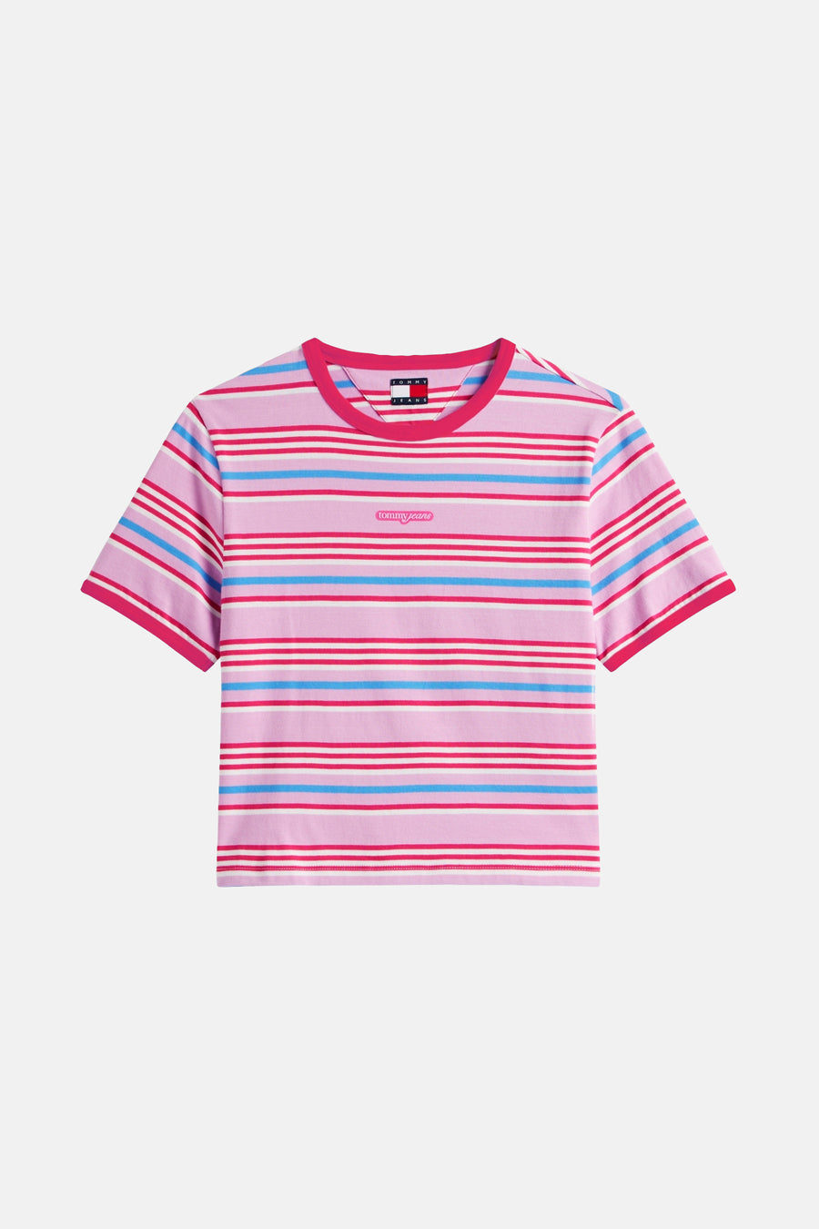 T-shirt met korte mouwen - roze - TOMMY JEANS
