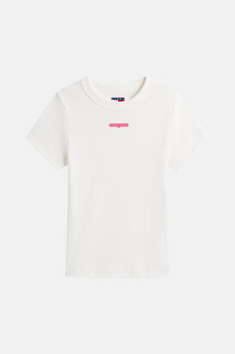 T-shirt à manches courtes - Écru - TOMMY JEANS